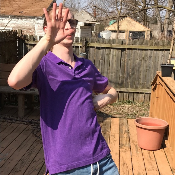 Purple polo - Picture 4 of 5